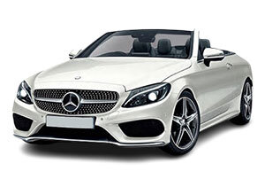 「メルセデスベンツC180カブリオレ指定」★白ボディ・黒幌★ハイオク給油返却不要・NOC免責0円★個別送迎★